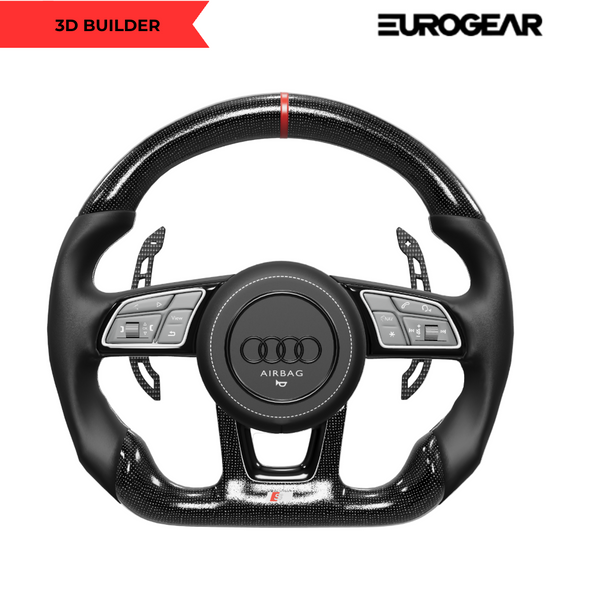 Audi B9 style Customizable Steering Wheel (Fits All Models 2008+ with Upgrade Package Selected)
