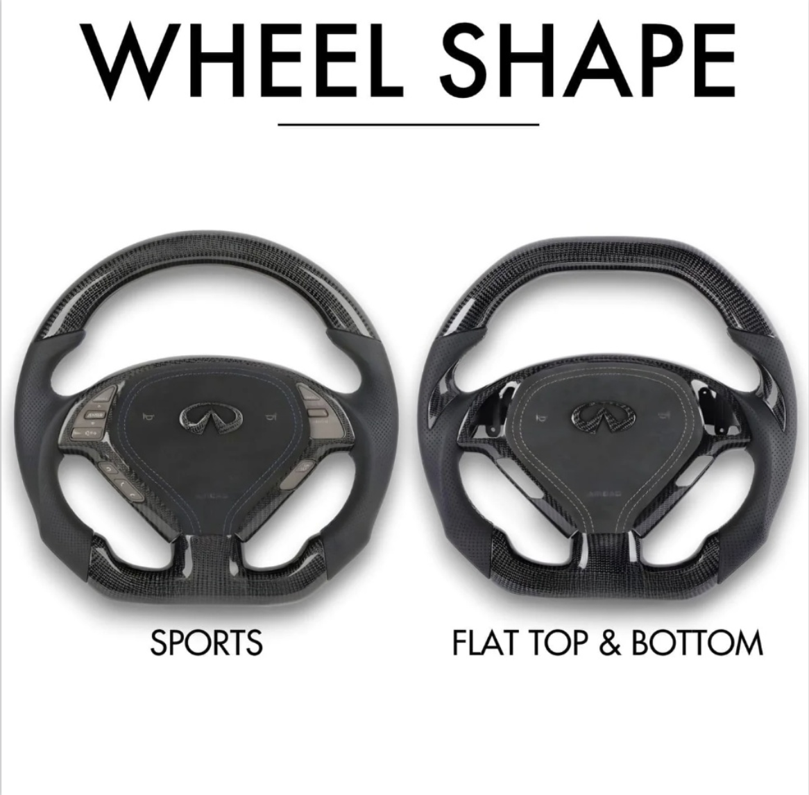 Customizable Steering Wheel for Infiniti G25/G35/G37 Eurogear