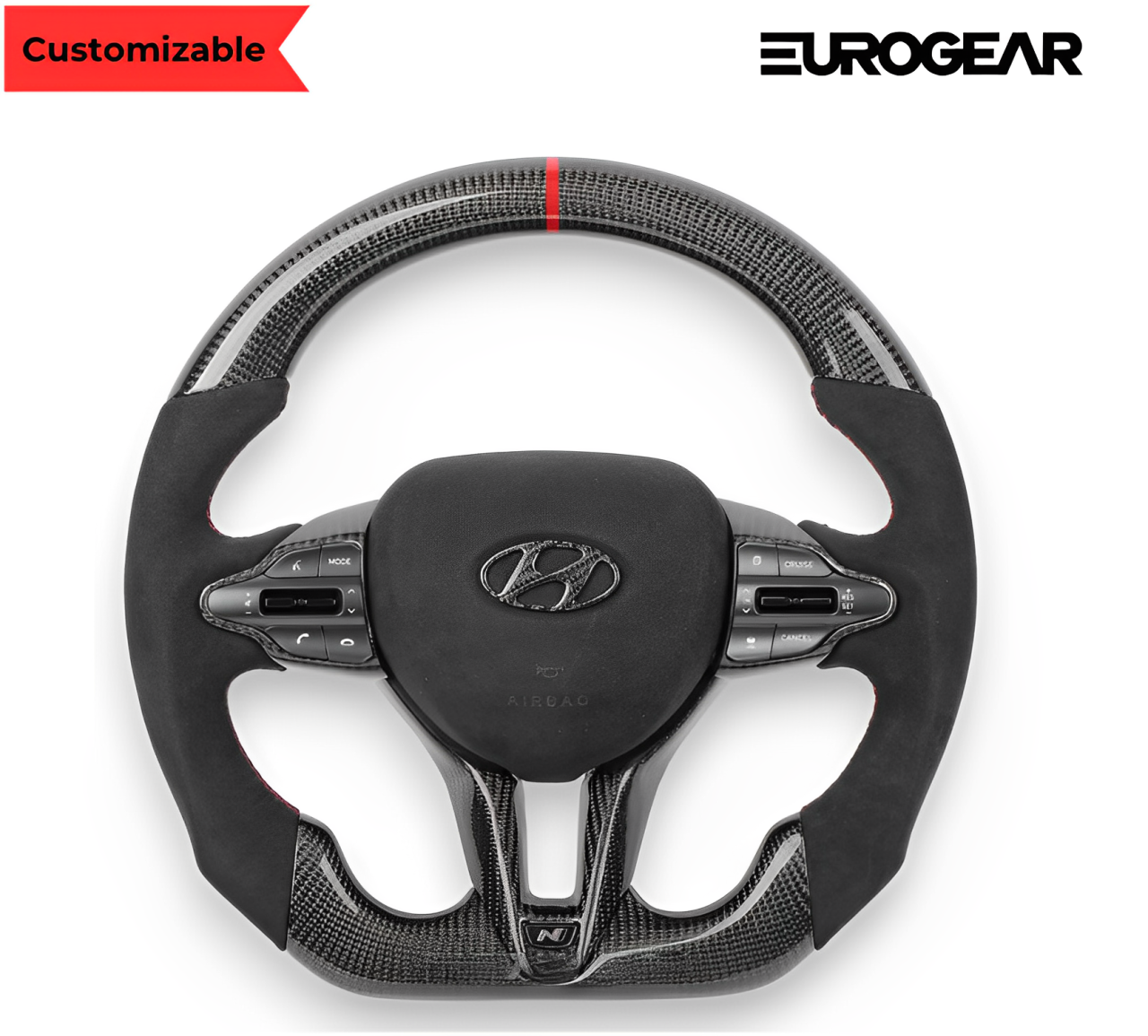 Customizable Hyundai N Line Steering Wheel Eurogear